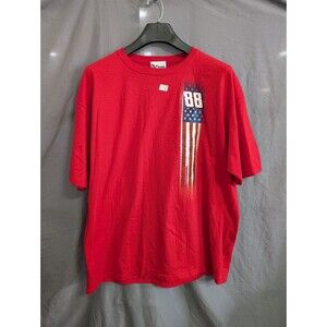 Dale Jr 88 National Guard Red T Shirt Tee Men’s 2XL NASCAR Earnhardt Jr RARE